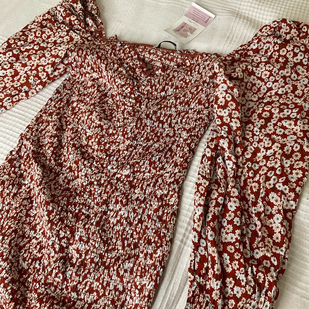 Floral bodycon dress